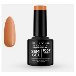 Elixir Ημιμόνιμο Βερνίκι Νυχιών Semi Gel 1067 Orange 8ml