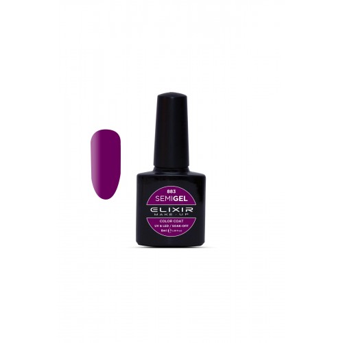 Elixir Semi Gel (Ημιμόνιμο βερνίκι) - 883 (Sangria) 8ml (ΣΤΑ 2 + 1 ΔΩΡΟ)