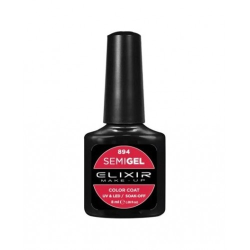Elixir Semi Gel (Ημιμόνιμο βερνίκι) - 894 (Crimson) 8ml
