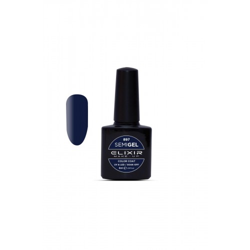 Elixir Semi Gel (Ημιμόνιμο βερνίκι) - 897 (Berry) 8ml