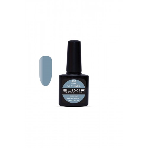 Elixir Semi Gel (Ημιμόνιμο βερνίκι) - 932 (Stone) 8ml (ΑΝΑ 2 + 1 ΔΩΡΟ)
