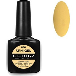 Elixir Semi Gel (Ημιμόνιμο βερνίκι) - 856 (Mellow Yellow) 8ml 