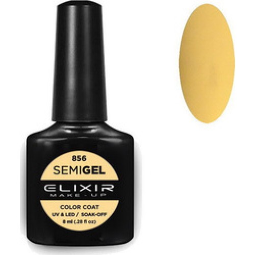 Elixir Semi Gel (Ημιμόνιμο βερνίκι) - 856 (Mellow Yellow) 8ml 
