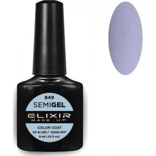 Elixir Semi Gel (Ημιμόνιμο βερνίκι) - 849 (Baby blue eyes) 8ml