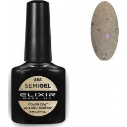 Elixir Semi Gel (Ημιμόνιμο βερνίκι) - 858 (Multi Silver) 8ml