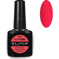 Elixir Semi Gel (Ημιμόνιμο βερνίκι) - 830 (Dark Coral) 8ml