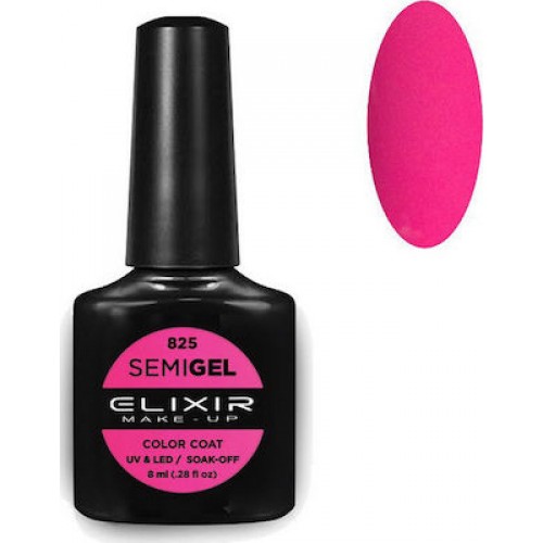 Elixir Semi Gel (Ημιμόνιμο βερνίκι) - 825 (Persian Rose) 8ml