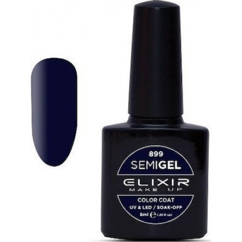 Elixir Semi Gel (Ημιμόνιμο βερνίκι) - 899 (Catalina Blue) 8ml 