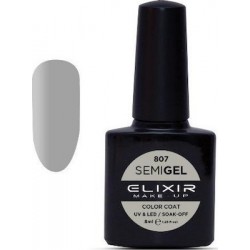 Elixir Semi Gel (Ημιμόνιμο βερνίκι) - 807 (Platinum) 8ml) 