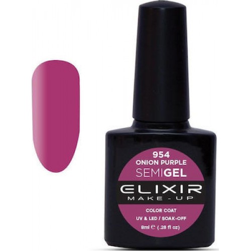 Elixir Semi Gel (Ημιμόνιμο βερνίκι) - 954 (Onion Purple) 8ml