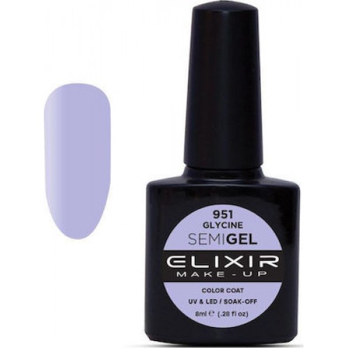Elixir Semi Gel (Ημιμόνιμο βερνίκι) - 951 (Glycine) 8ml 