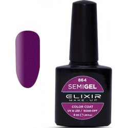 Elixir Semi Gel (Ημιμόνιμο βερνίκι) - 864 (Metallic Mardi Gras) 8ml