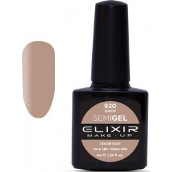 Elixir Semi Gel (Ημιμόνιμο βερνίκι) - 920 (Coco) 8ml (ΣΤΑ 2 + 1 ΔΩΡΟ)
