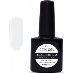 Elixir Semi Gel (Ημιμόνιμο βερνίκι) - 871 (Milky White) 8ml