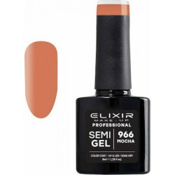 Elixir Semi Gel Ημιμόνιμο Βερνίκι 966 (Mocha) 8ml