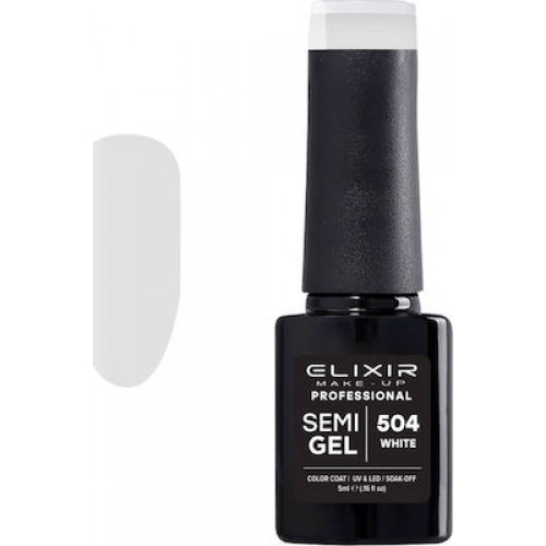 Elixir Make-Up Semi Gel 504 White 5ml