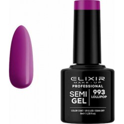 Elixir Semi Gel (Ημιμόνιμο βερνίκι) - 993 (Lollipop) 8ml