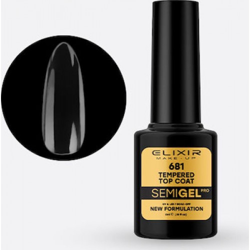 Elixir Top Coat 681 Tempered 5ml