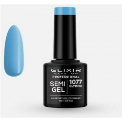 Elixir Ημιμόνιμο Βερνίκι Νυχιών Semi Gel 1077 Olympic 8ml