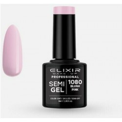 Elixir Ημιμόνιμο Βερνίκι Νυχιών Semi Gel 1080 Blush Pink 8ml