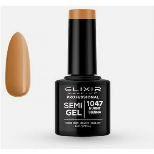 Elixir Ημιμόνιμο Βερνίκι Νυχιών Semi Gel 1047 8ml