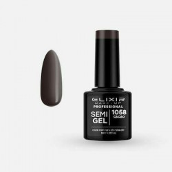 Elixir Ημιμόνιμο Βερνίκι Νυχιών Semi Gel 1058 Cacao 8ml