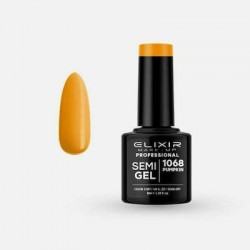 Elixir Ημιμόνιμο Βερνίκι Νυχιών Semi Gel 1068 Pumpkin 8ml