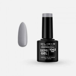 Elixir Ημιμόνιμο Βερνίκι Νυχιών Semi Gel 1062 Mink 8ml
