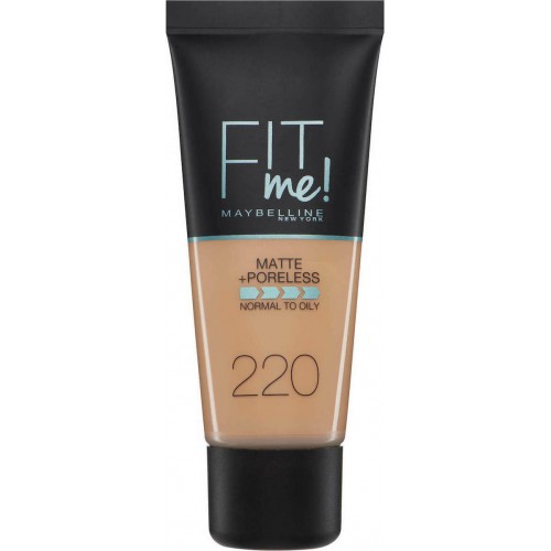 Maybelline Fit Me Matte + Poreless Liquid Make Up 220 Natural Beige 30ml