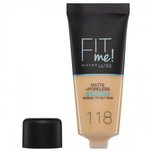 Maybelline Fit Me Matte + Poreless Make Up 118 Nude 30ml