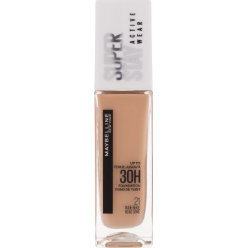 Maybelline Super Stay 30H Full Coverage Foundation 21 Nude Beige 30ml