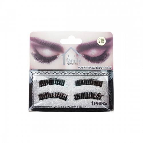 Ushas Cosmetics Σετ 4τμχ Βλεφαρίδες Μαγνητικές 6D