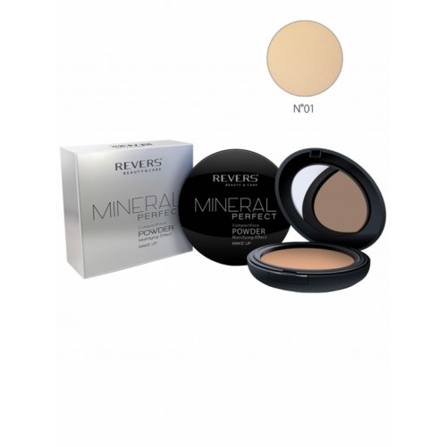 Revers Cosmetics Mineral Perfect Compact Powder 01  (9gr)