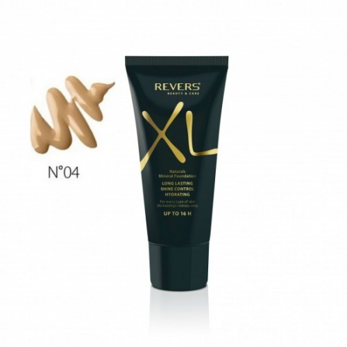Revers Cosmetics XL Natural Minerals Foundation Long Lasting 16H – 04 Honey 30ml