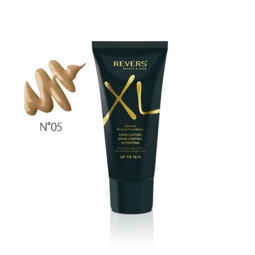 Revers Cosmetics XL Natural Minerals Foundation Long Lasting 16H – 05 Bronze 30ml