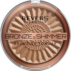 Revers Cosmetics Bronze&shimmer Bronzing Brightening Powder 02 9gr