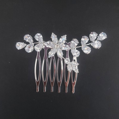 Ro-Ro Accessories Νυφικό χτενάκι μαλλιών Zircon 3/6.5 cm