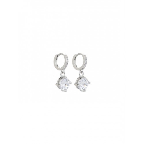 Ro-Ro Accessories Γυναικεία Σκουλαρίκια Κρίκοι με Πέτρες