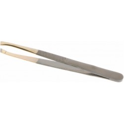 Ro-Ro Accessories Τσιμπιδάκι Φρυδιών Λοξό TS227 (Χρυσό Αιματίτη)