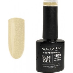Elixir Ημιμόνιμο Βερνίκι Νυχιών Semi Gel 1103 Blond 8ml