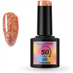 	Elixir Ημιμόνιμο Βερνίκι Νυχιών 5G 1275 Ochre Orange 8ml