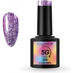 Elixir Ημιμόνιμο Βερνίκι Νυχιών 5G 1278 Electric Purple  8ml