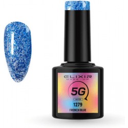 Elixir Ημιμόνιμο Βερνίκι Νυχιών 5G 1279 French Blue 8ml