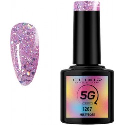 Elixir Ημιμόνιμο Βερνίκι Νυχιών 5G 1267 Mistyrose 8ml