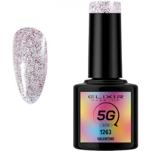 Elixir Ημιμόνιμο Βερνίκι Νυχιών 5G 1263 Valentine 8ml