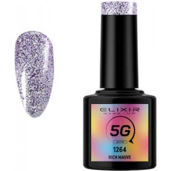 Elixir Ημιμόνιμο Βερνίκι Νυχιών 5G 1264 Rich Mauve 8ml