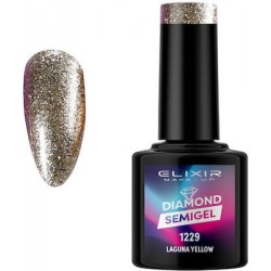 Elixir Ημιμόνιμο Βερνίκι Νυχιών Diamond 1229 Laguna Yellow 8ml