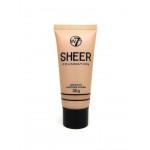 W7 Cosmetics Sheer Foundation Smooth Lasting Finish Natural Beige 30gr