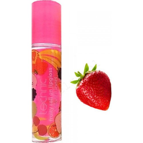 Technic Cosmetics Fruity Roll On Lipgloss Strawberry 6ml
