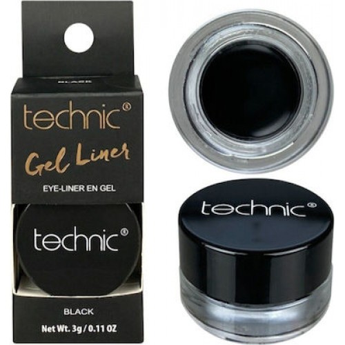  Technic Cosmetics Gel Eye Liner Black 3g
